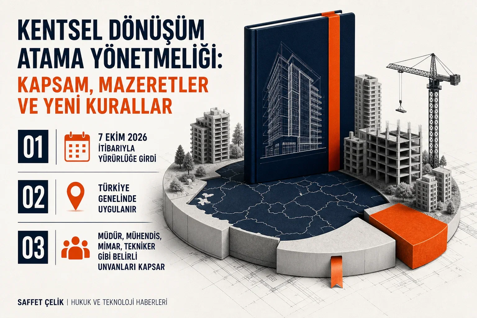 Kentsel Dönüşüm atama yönetmeliğinin yürürlük tarihi ve belirli unvanlarla sınırlı kapsamı