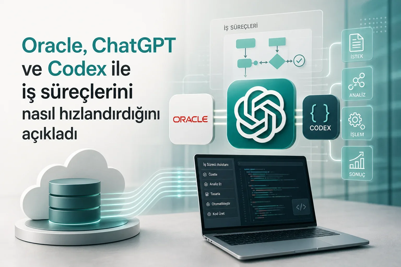 Yapay zekâ destekli kurumsal araştırma ve raporlamayı anlatan temsili görsel.