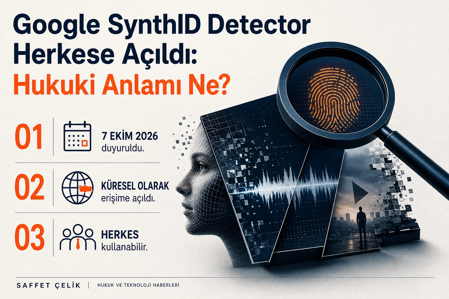 SynthID Detector ile desteklenen görüntü, video ve ses içeriklerinde filigran kontrolü